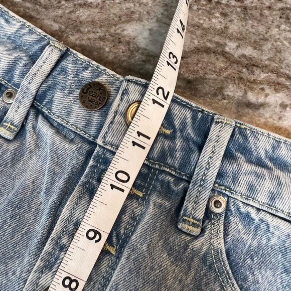 Good American Shorts Womens Size 4/27 NWOT button fly high rise frayed hem jean - Picture 10 of 11
